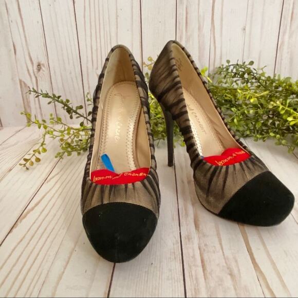 Jean-Michel Cazabat Zoya Platform Heels 38.5 - Picture 2 of 8